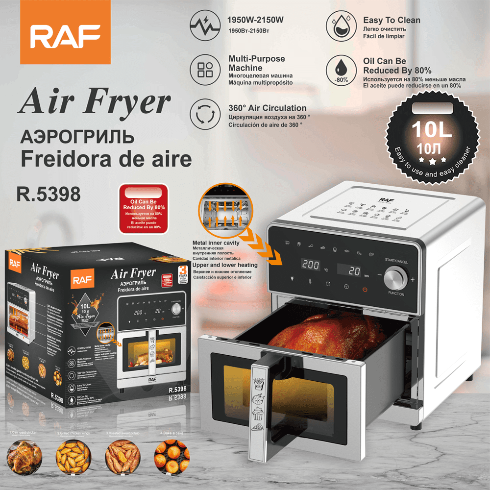 H1200911a26624f53a7d411c65bba5f6 FREIDORA DE AIRE RAF R.5398 - Imagen 1