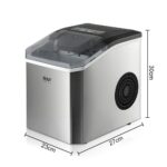MÁQUINA HIELO R.0303 ACERO INOXIDABLE RAF - Imagen 3