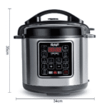 OLLA A PRESIÓN 6 LITROS R.0168 RAF - Imagen 3