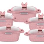 JUEGO DE OLLAS VALESKA 10 PZ MODELO CUADRADO