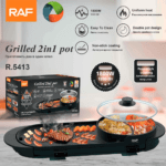 PARRILLA 2 EN 1 R.5413 1800w RAF