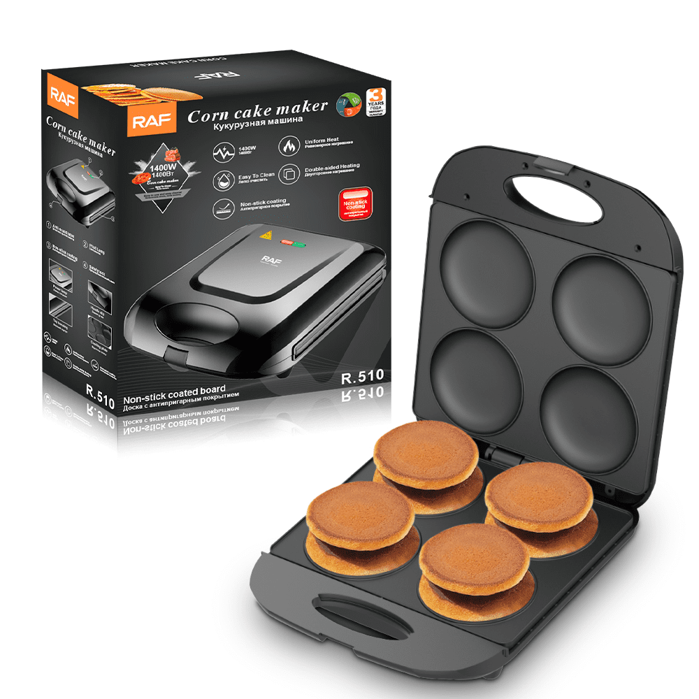 H2eed644fbb66460cb0bc1aeeec69ff6 PANQUEQUERA/TOSTIAREPAS RAF R.510 1600W - Imagen 1