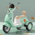 TRIMOTO ELECTRICA VINTAGE PARA NIÑAS Y NIÑOS - Imagen 2
